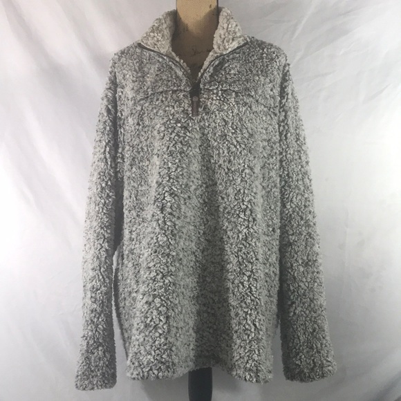 True Grit Tops - True Grit Sherpa Quarter Zip